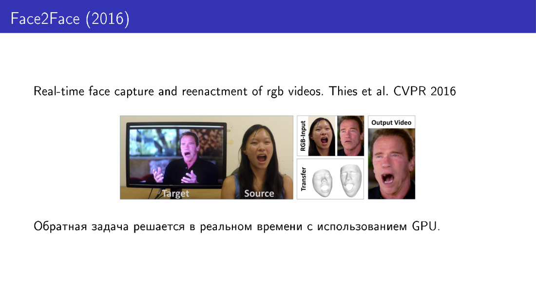 3D-реконструкция лиц по фотографии и их анимация с помощью видео. Лекция в Яндексе - 23